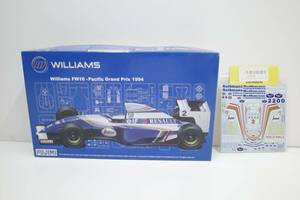 PJ71B◆おまけ付き 現状品 GP21 フジミ 1/20 ウイリアムズ ルノー FW16 1994 Williams Renault F1 Pacific GP パシフィックグランプリ仕様