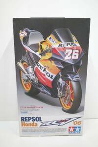 Pk02B◆現状品 14106 タミヤ 1/12 Honda REPSOL ホンダ レプソル RC211V 2006/'06 カルトグラフ 未組立 プラモデル オートバイ