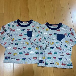 新品　未使用　ミキハウス 長袖Tシャツ 男の子 キッズ MIKIHOUSE ロンT