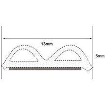 風切り音遮断 気密性アップ 防止テープ 静音 風切り音 防 B型 車用ドアモール 16m_画像2