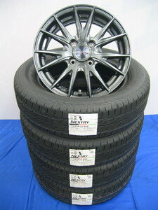 ブリヂストン 低燃費 長持ち 夏 タイヤ 175/65R15 175/65-15 ＆ アルミホイール セット 新品 4本 税込み 即納可能 フィット 在庫限り！！