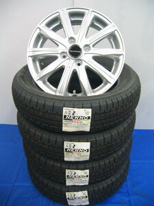 ブリヂストン 日本製 サマー タイヤ ニューノ 165/65R15 165/65/15インチ ＆ アルミ ホイール セット 新品 4本 タフト ソリオ デリカ D2