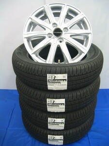 ブリヂストン 日本製 夏 タイヤ エコピア NH200C 165/65R15 165/65/15インチ ＆ アルミ ホイール セット 新品 4本 タフト ソリオ デリカ D2