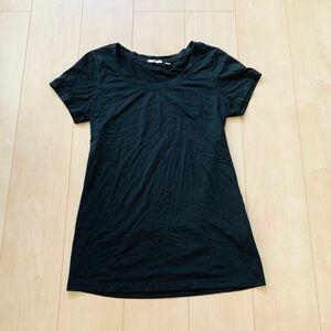 ユニクロ　UNIQLO プレミアムコットン　テンジククールネックTシャツ　2枚セット