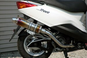 Realize アクシストリート バイクマフラー EBJ-SE53J XC125E 2009年～2015年モデル対応 ブリンク チタン マフラー パーツ V-319-011-01