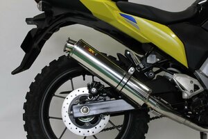 Vストローム250SX バイクマフラー 8BK-EL11L Aria アリア ステンレス カールタイプ (TypeC) マフラー リアライズ スズキ V-521-FE-003-01