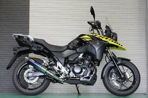 Realize Vストローム250 バイクマフラー 2BK-DS11A 2017年～2020年モデル対応 アリア チタン カールタイプ (TypeC) V-517-SO-001-01