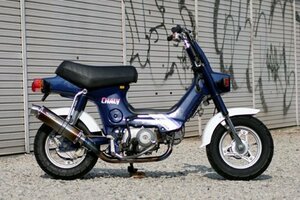 Realize シャリー シャリィ マフラー A-CF50 1988年～1997年モデル対応 エンプレス チタン マフラー カスタム パーツ V-300-101-01