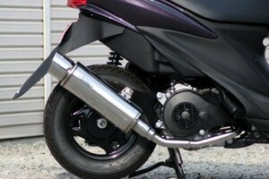 Realize アドレスV125S/V125G バイクマフラー EBJ-CF4EA/EBJ-CF4MA O2センサー対応 レクレス ステンレス マフラー パーツ V-313-007