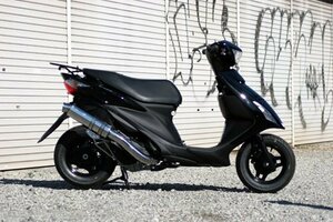 Realize アドレスV125S アドレスV125G バイクマフラー EBJ-CF4EA EBJ-CF4MA O2センサー車可 イグジスト ステンレス マフラー V-313-010-00