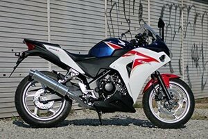 Realize CBR250R バイクマフラー MC41 前期型 一眼モデル 2011~2013年 アリア ステンレス カールタイプ (TypeC) マフラー V-508-SO-003-01