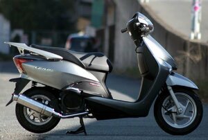 Realize リード110 バイクマフラー EBJ-JF19 2008年～2009年モデル対応 22Racing ステンレス マフラー パーツ バイク用品 V-318-009-00