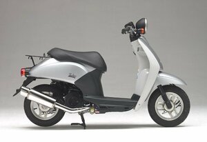 Realize トゥデイ TODAY バイクマフラー BA-AF61 2002年～2007年モデル対応 レクレス ステンレス マフラー シルバーカラー V-306-007