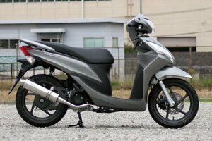 Realize Dio110 ディオ110 バイクマフラー EBJ-JF31 2011年～2013年モデル対応 22Racing ステンレス マフラー バイク用品 V-324-009-00