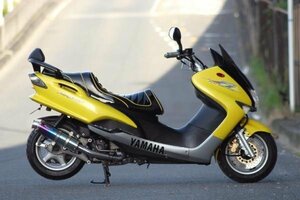 Realize マジェスティ125 バイクマフラー 5CA キャブ車・FI車共通 22Racing Ti チタン マフラー バイク用品 バイク用 V-317-009-01