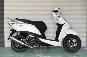 Realize リード125 バイクマフラー 2BJ-JF45 2018年～2020年モデル対応 22Racing ステンレス マフラー シルバーカラー V-343-009-00