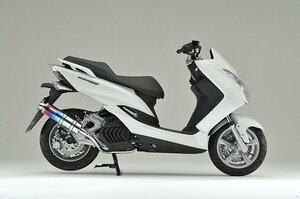 Realize マジェスティS バイクマフラー JBK-SG28J 2BK-SG52J 2014年～2020年モデル対応 22Racing チタン チタンブルー パーツ V-334-009-01