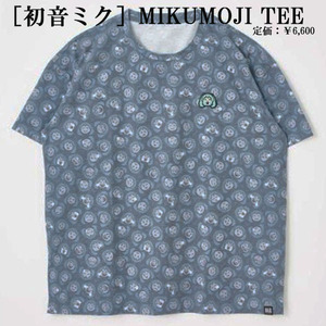 初音ミク MIKUMOJI TEE　半袖Tシャツ マルチカラー Mサイズ 初音ミク×R4G メンズ　レディースL　送料無料　