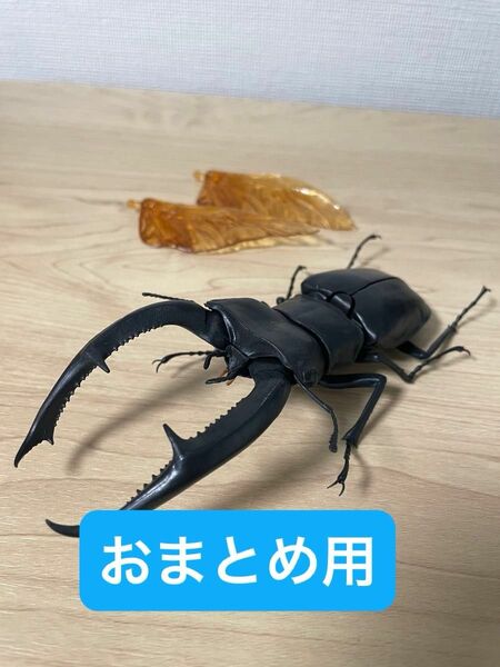 【おまとめ用】　マンディブラリスフタマタクワガタ　タランドゥスオオツヤクワガタ　いきもの大図鑑バンダイ　生き物　昆虫　フィギュア