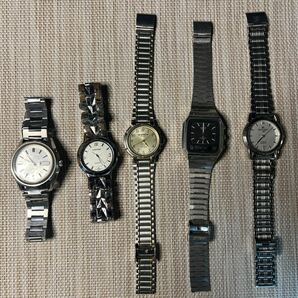 腕時計 SEIKO CITIZEN アウディ Audi BALLY BOLO クォーツ 時計 まとめ売り ジャンク まとめ売り 長期保存の画像1