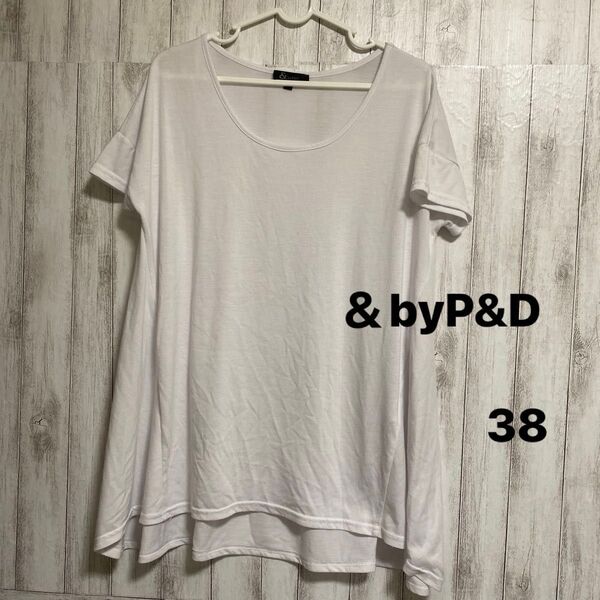 &byP&D 半袖 Tシャツ 白 ホワイト 半袖Tシャツ トップス カットソー