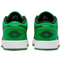 ☆NIKE AIR JORDAN 1 LOW GS 黒/緑 25.0cm ナイキ エア ジョーダン 1 ロウ グレードスクール 553560-065_画像5