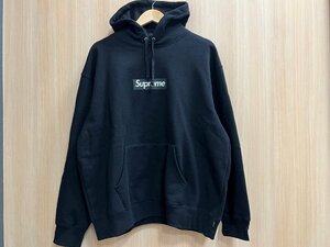 ★シュプリーム　Supreme Box Logo Supreme スウェットパーカー パーカー ポリエステル製 ブラック系 中古★003099