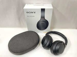 ★SONY ソニー ワイヤレスヘッドホン WH-1000XM4 2020年製 ブラック Bluetooth Hi-Res 動作確認済み 中古 ★004006