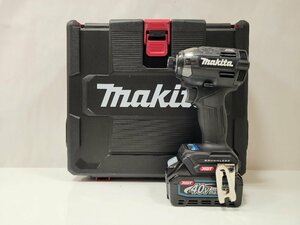 ★【未使用保管品】　マキタ　makita　インパクトドライバ　TD002GRDXB　電動工具　ブラック　付属品有★004039