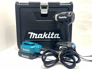 ★【未使用保管品】★makita マキタ 充電式インパクトドライバ TD173DRGXB 動作確認済み 【中古】マキタ バッテリーアダプタ BAP18★003589