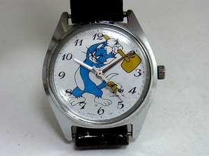 character wristwatch Tom . Jerry hand winding 5000-7000 3