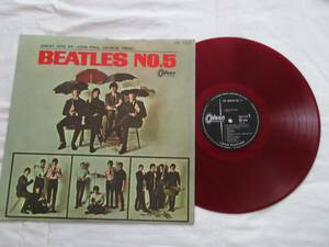 2405/LP/Beatles/ビートルズ/No.5/赤盤