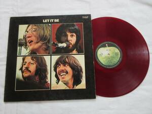 2405/LP/Beatles/ Beatles /Let It Be/ let *ito* Be / red record 