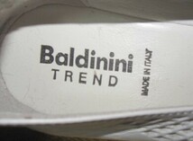 [美品]Baldininiバルディニーニ TRENDトレンド　 レディース　フラットシューズ(39=24.5位)白メッシュ_画像8