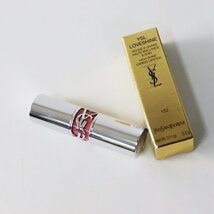 良品 残量9割 イヴサンローラン YVES SAINT LAURENT ラブシャイン リップスティック 122 レッド系 リップ 口紅 コスメ 【2400013868150】_画像1