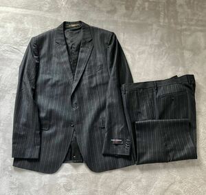 新品　DOLCE&GABBANA ドルチェアンドガッバーナ　黒　LUXURY　6XL 56 大きいサイズ　メンズ　セットアップ　タグ付　イタリア スーツ