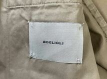 BOGLIOLI ボリオリ　COAT セットアップ　ベージュ　48 L位　メンズ　イタリア　春夏　本切羽　アンコンジャケット　スーツ　通気性　清涼_画像7