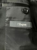 Ermenegildo Zegna エルメネジルドゼニア ZZegna ジーゼニア　セットアップ　黒　46 L メンズ　ネクタイ付　イタリア　2釦　ブラック　_画像9