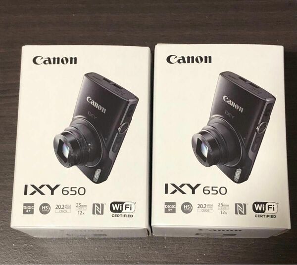 CANON IXY 650 シルバー コンパクトデジタルカメラ　新品未開封　2個セット