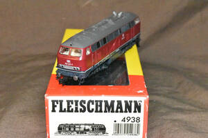 **[ almost unused *. finished middle ] FLEISCHMANN fly shu man 4938 DB 218.2 type Diesel locomotive 