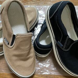 crocs hover slip on スリップオン スリッポン スニーカー キャンバス 26cm M8/W10 クロックス フーバーの画像1