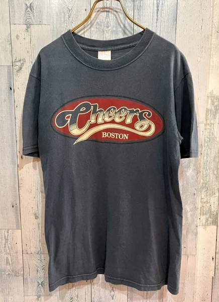 ビンテージ CHEERS BOSTON チアーズ Tシャツ カフェ バー ショップ 企業