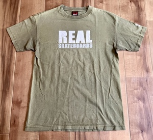 ビンテージREAL SKATEBORDS リアル スケートボード Tシャツ 90s00s