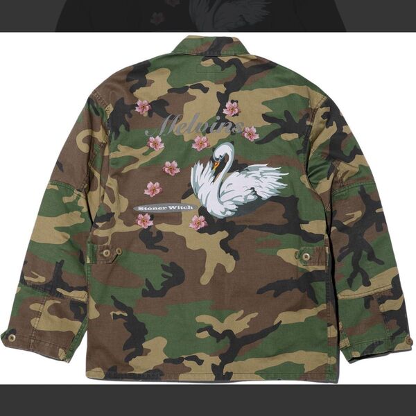 Supreme xMelvins BDU Jacket WoodlandCamo