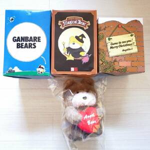 ALFEE g⑨ ぬいぐるみ ４体セット GANBARE BEARS ピンバッジ付・Magical Bear・BEAT BOYS・Angel Bear 新品 アルフィーグッズ フィギュア