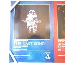 X JAPAN V⑬ 発売告知 ポスター THE LAST SONG・Art of life live グッズ hide yoshiki_画像2