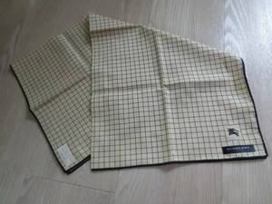 * unused Burberry large size handkerchie made in Japan men's 