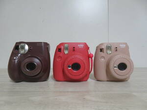 美品! FUJIFILM 富士フィルム instax インスタックス mini 8 / instax mini 8+ / instax mini 7S / 計3台 まとめ売り 保管品 追加画像有り