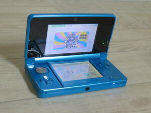 美品! NINTENDO 任天堂 ニンテンドー3DS ライトブルー CTR-001 本体のみ 動作確認済 保管品 追加画像有り 