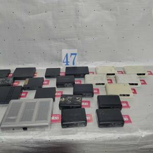 47#BS correspondence type terrestrial digital broadcasting tuner etc. total 20 pcs summarize .. present condition junk B-CAS card ( remote control etc. accessory less ) Hitachi made etc. various # free shipping 
